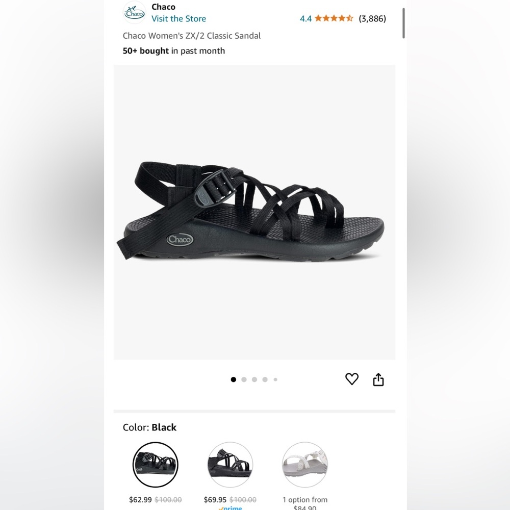 Like New! Chaco ZX/2 Sandal Sz9
